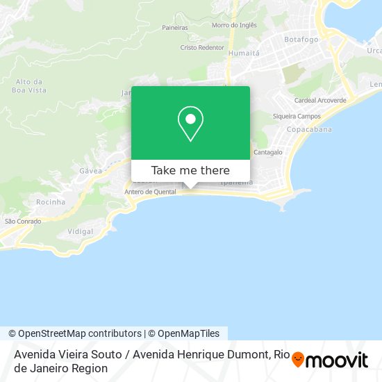 Avenida Vieira Souto / Avenida Henrique Dumont map