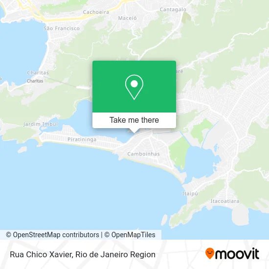 Rua Chico Xavier map