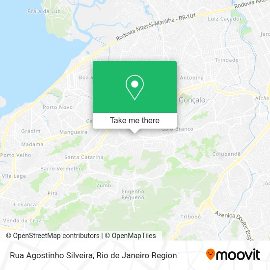 Rua Agostinho Silveira map