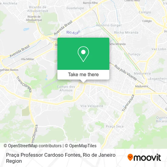 Praça Professor Cardoso Fontes map