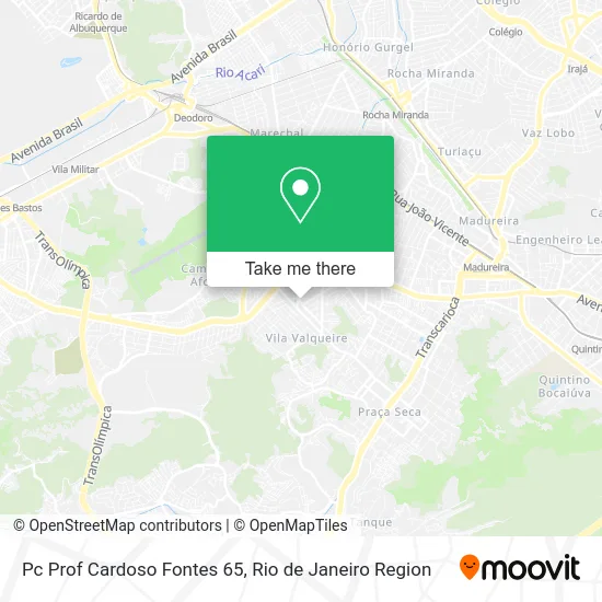 Pc Prof Cardoso Fontes 65 map