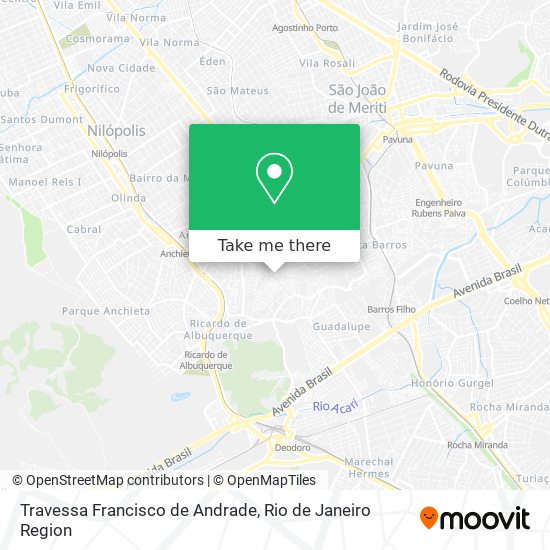 Travessa Francisco de Andrade map