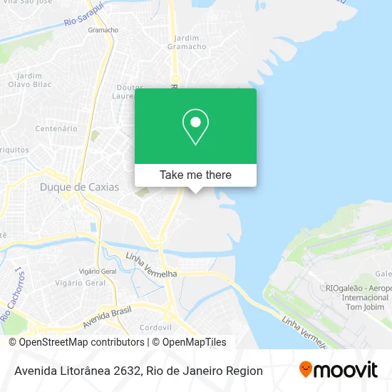 Avenida Litorânea 2632 map
