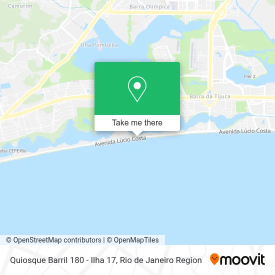 Quiosque Barril 180 - Ilha 17 map