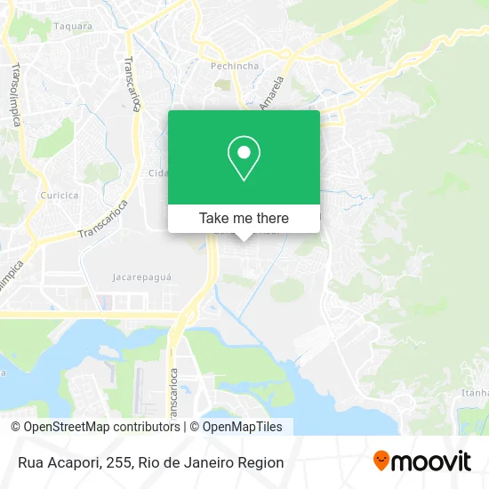 Rua Acapori, 255 map