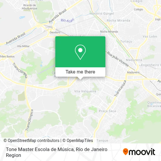 Tone Master Escola de Música map