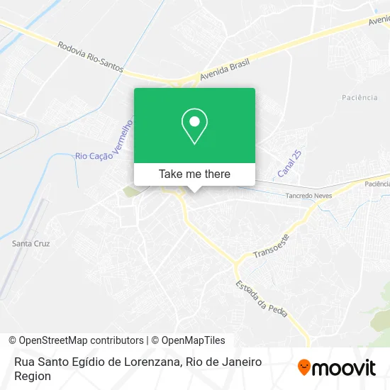 Rua Santo Egídio de Lorenzana map