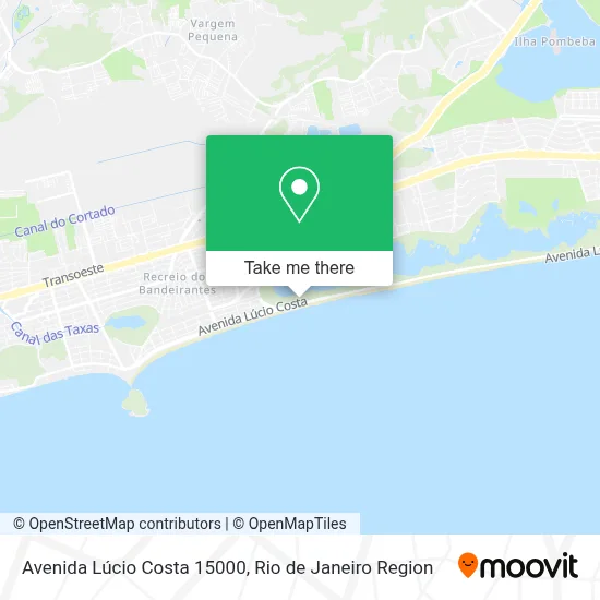 Avenida Lúcio Costa 15000 map