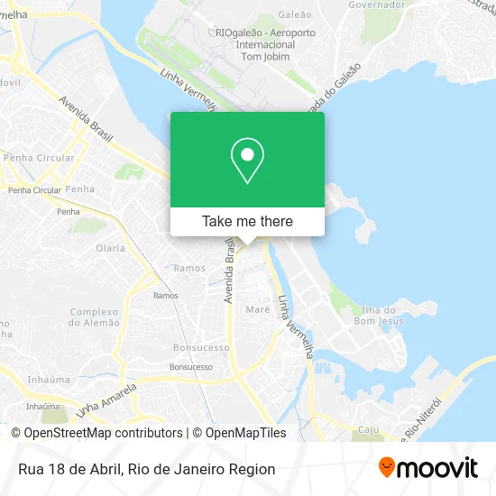 Rua 18 de Abril map