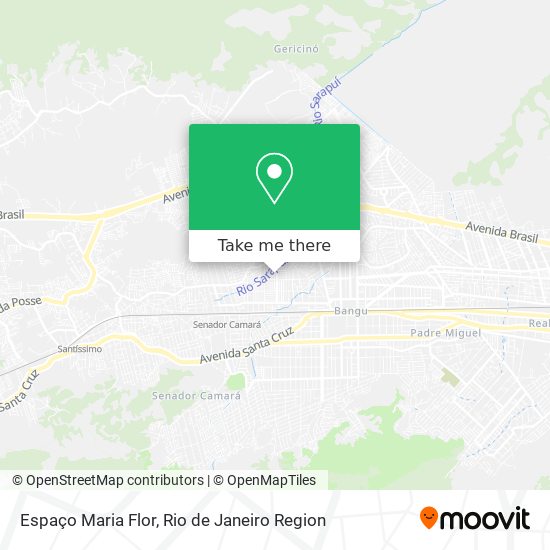 Espaço Maria Flor map