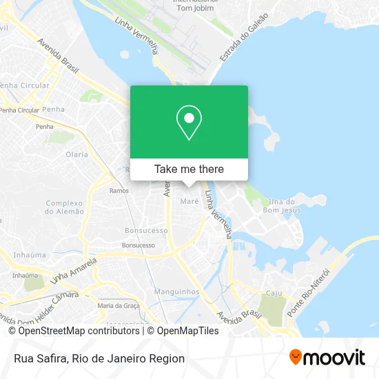 Rua Safira map