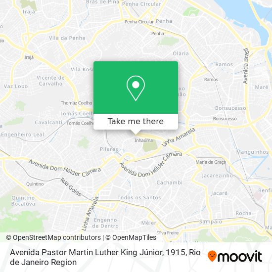 Avenida Pastor Martin Luther King Júnior, 1915 map