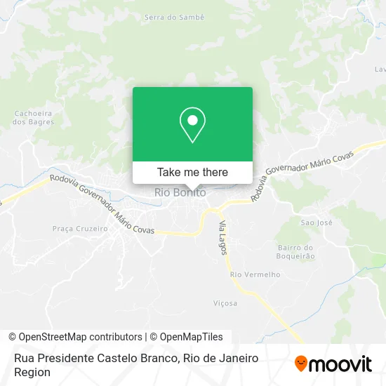 Rua Presidente Castelo Branco map