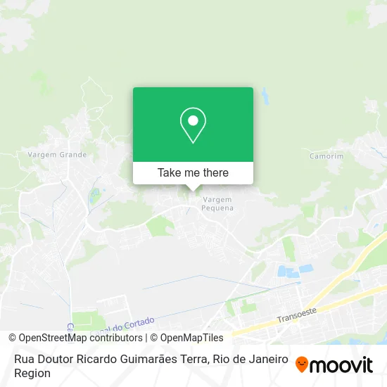 Rua Doutor Ricardo Guimarães Terra map