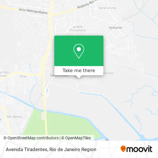Avenida Tiradentes map