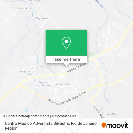 Mapa Centro Médico Adventista Silvestre