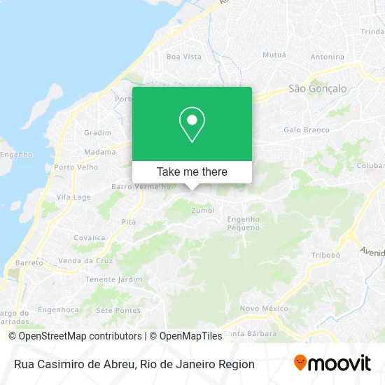 Rua Casimiro de Abreu map