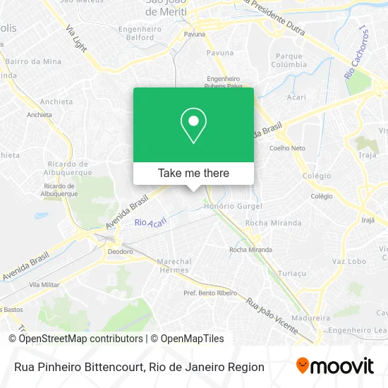 Rua Pinheiro Bittencourt map