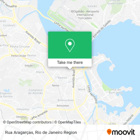 Rua Aragarças map