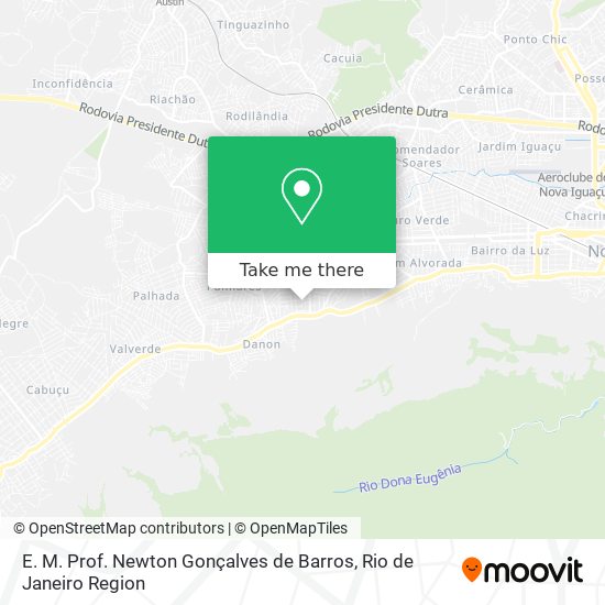E. M. Prof. Newton Gonçalves de Barros map