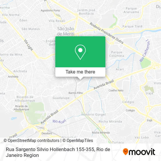 Rua Sargento Silvio Hollenbach 155-355 map