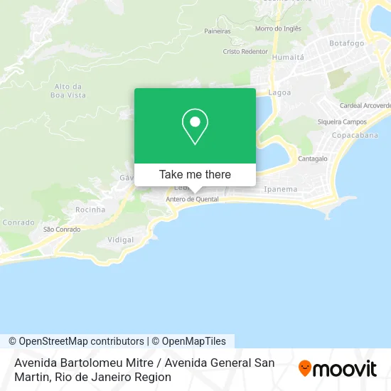 Avenida Bartolomeu Mitre / Avenida General San Martin map
