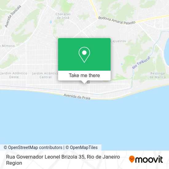 Rua Governador Leonel Brizola 35 map