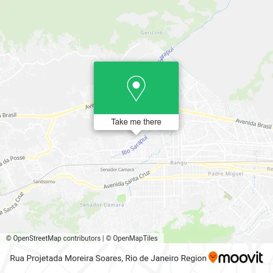 Rua Projetada Moreira Soares map