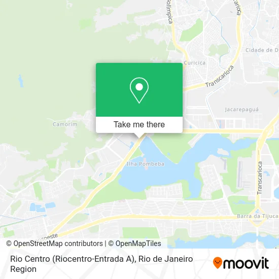 Rio Centro (Riocentro-Entrada A) map