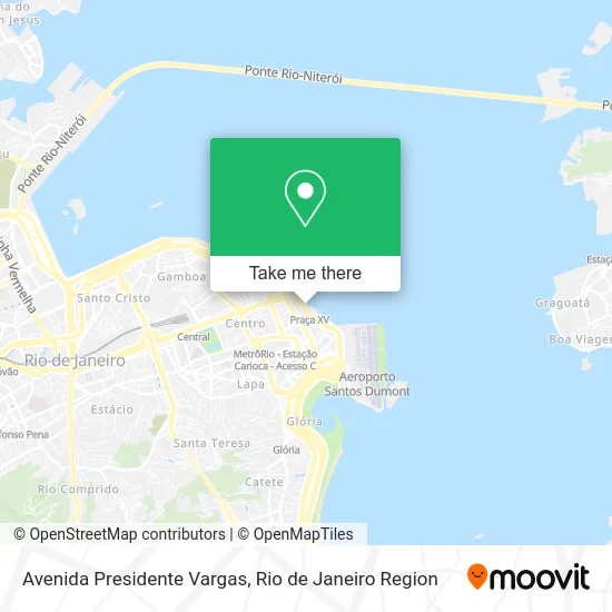 Avenida Presidente Vargas map