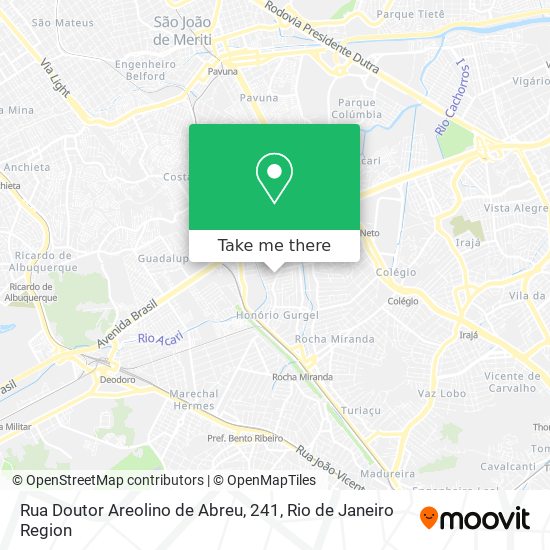 Rua Doutor Areolino de Abreu, 241 map
