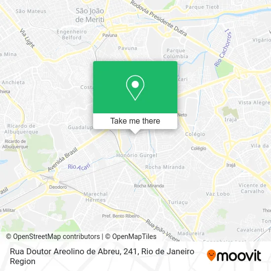 Rua Doutor Areolino de Abreu, 241 map