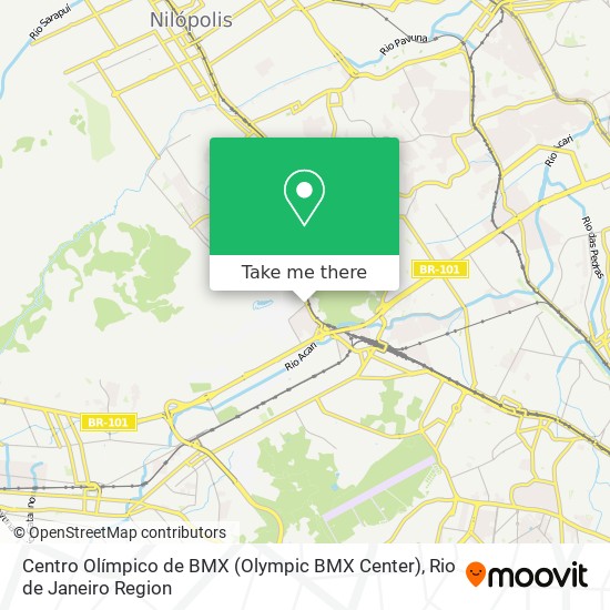 Mapa Centro Olímpico de BMX (Olympic BMX Center)