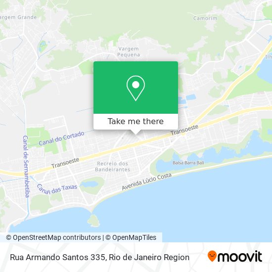 Mapa Rua Armando Santos 335
