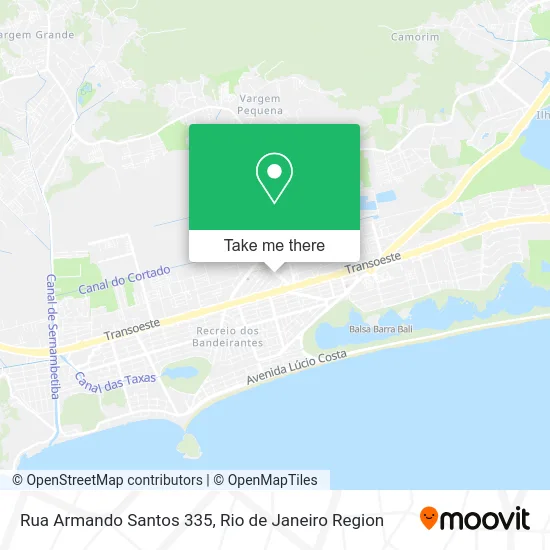 Rua Armando Santos 335 map
