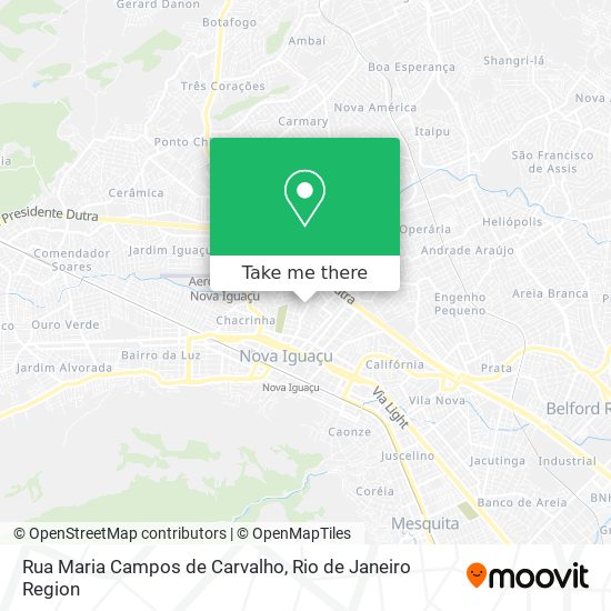 Rua Maria Campos de Carvalho map