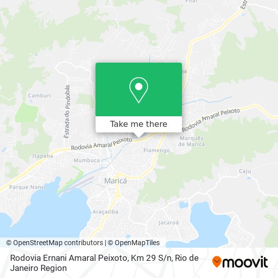 Rodovia Ernani Amaral Peixoto, Km 29 S / n map