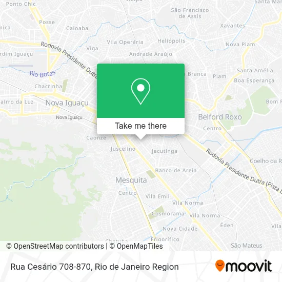 Rua Cesário 708-870 map