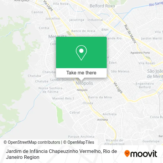 Jardim de Infância Chapeuzinho Vermelho map