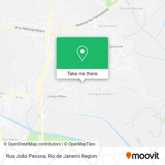 Rua João Pessoa map