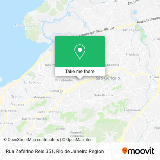 Rua Zeferino Reis 351 map