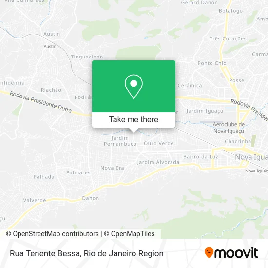 Rua Tenente Bessa map