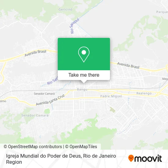 Igreja Mundial do Poder de Deus map