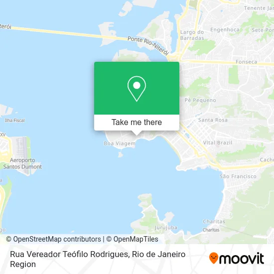 Rua Vereador Teófilo Rodrigues map