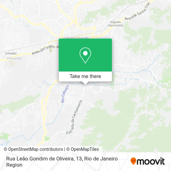 Rua Leão Gondim de Oliveira, 13 map