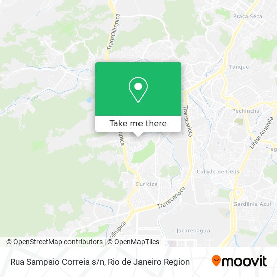Rua Sampaio Correia s/n map
