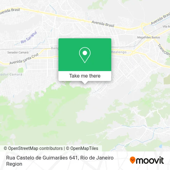 Rua Castelo de Guimarães 641 map