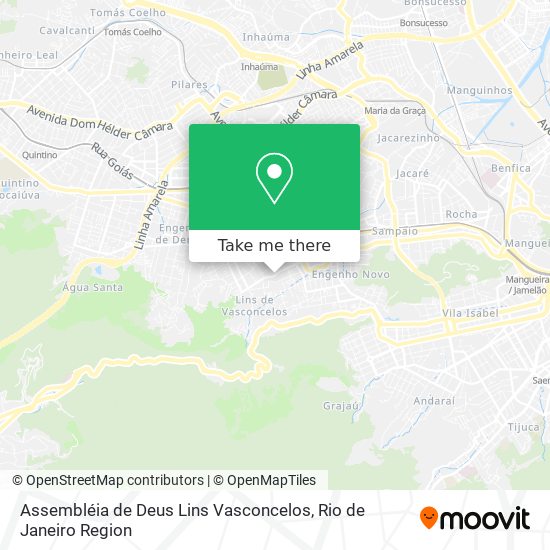 Assembléia de Deus Lins Vasconcelos map