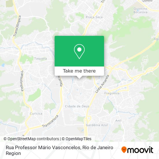 Rua Professor Mário Vasconcelos map