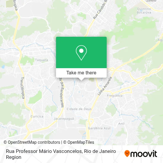 Rua Professor Mário Vasconcelos map
